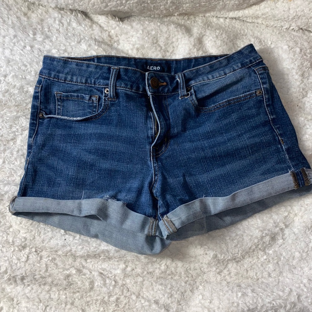 Aero Women's Classic Blue Jean Shorts